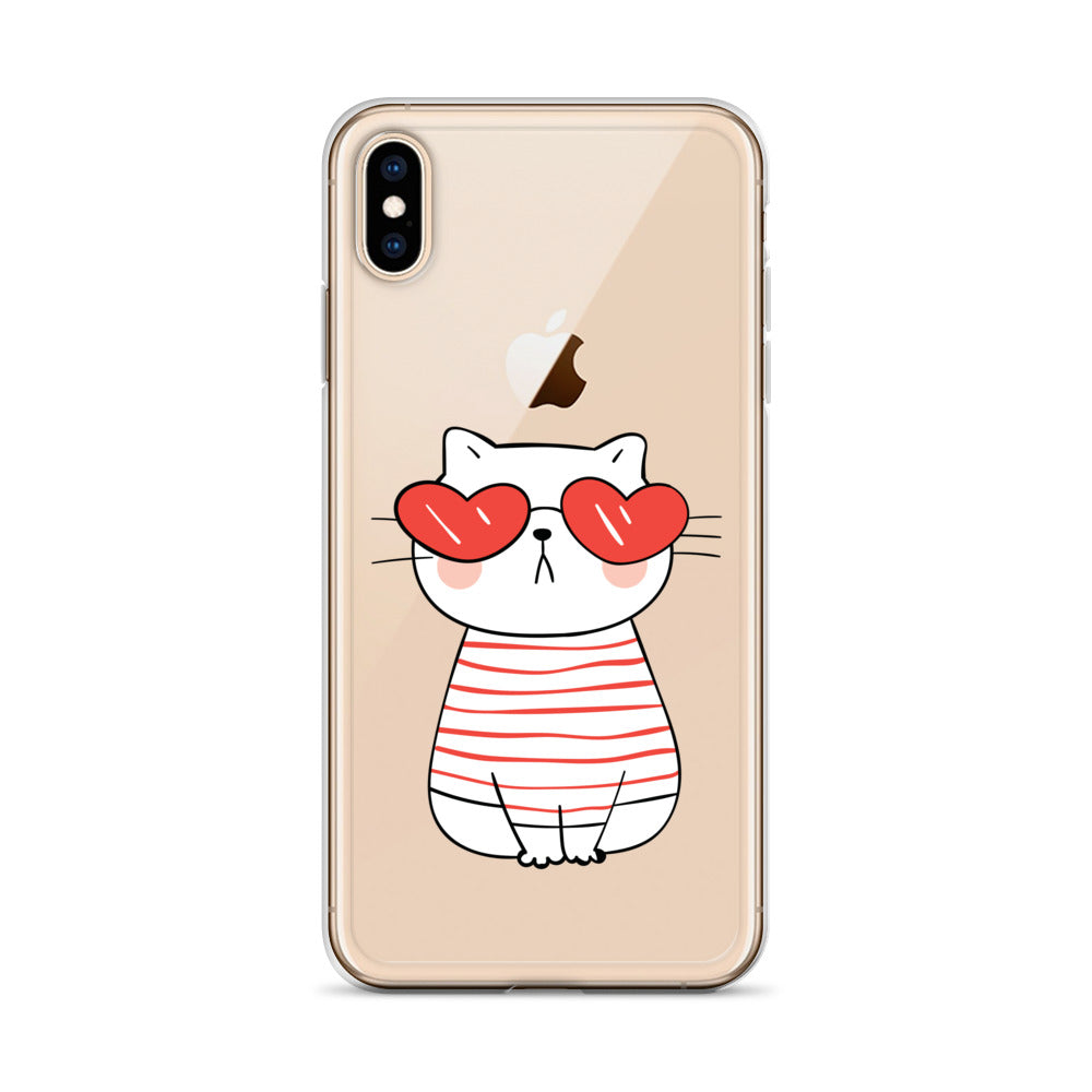 Love Cute Cat iPhone Case - HypeSheriff