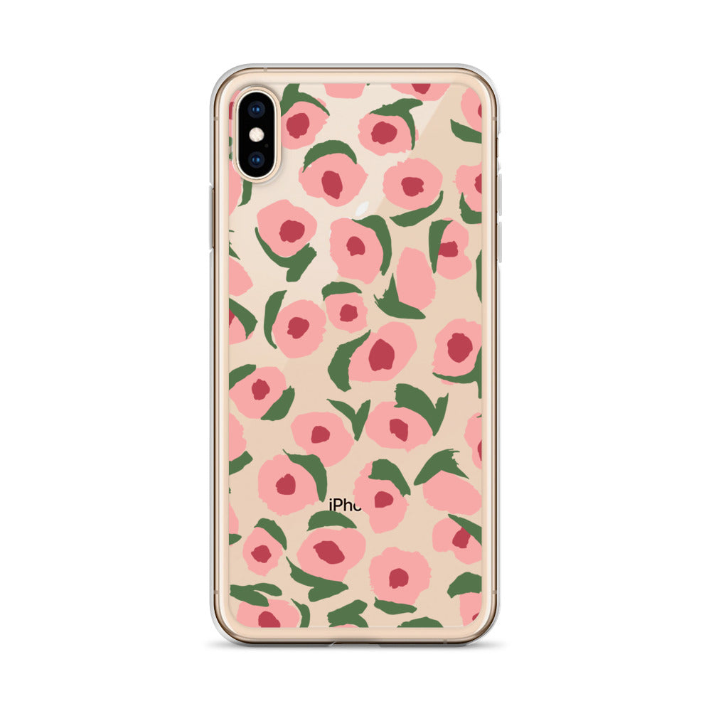 Pink Vintage Floral iPhone Case - HypeSheriff