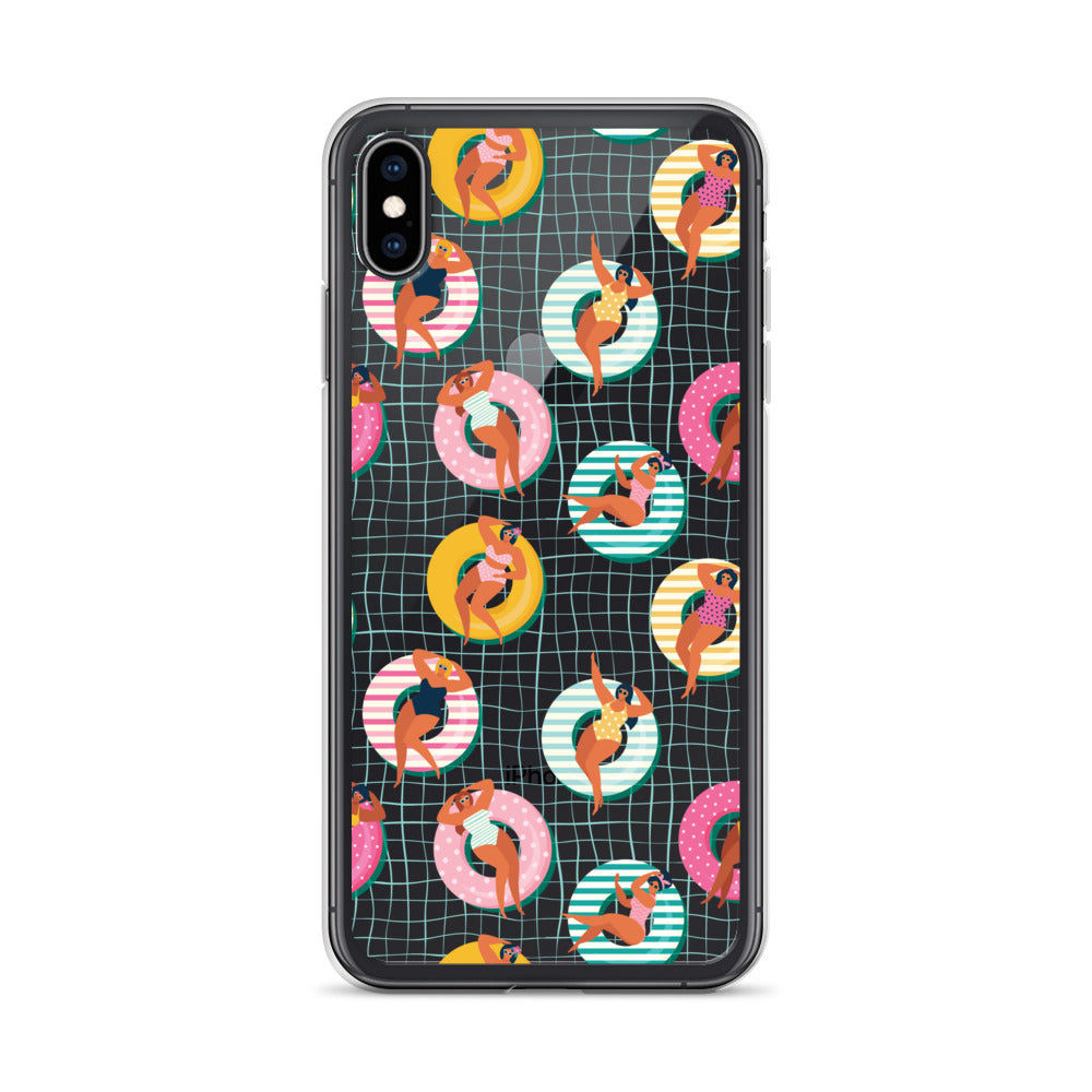 Swimming Pool Summer Pattern iPhone Case - HypeSheriff