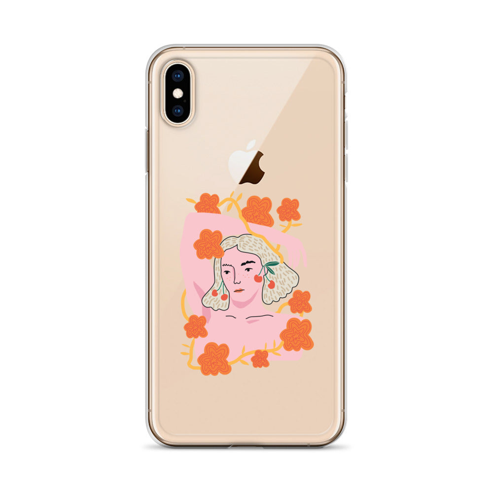 Crazy Plant Lady Clear iPhone Case - HypeSheriff