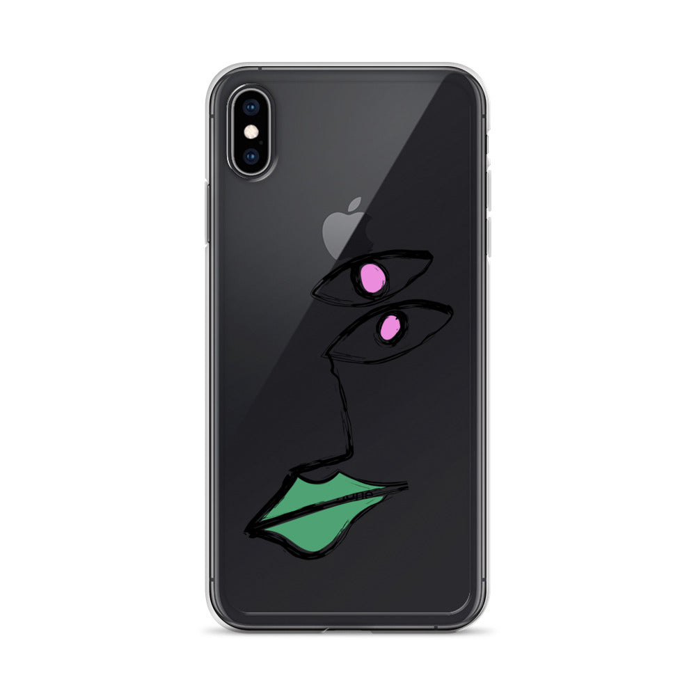 Pablo Picasso Cubism Inspired Face iPhone Case - HypeSheriff