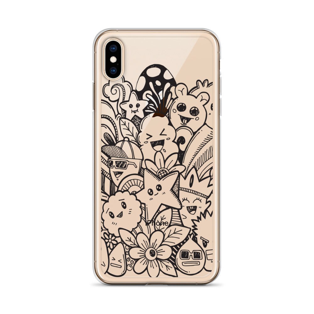 Funny Doodle Graffiti Art iPhone Case - HypeSheriff