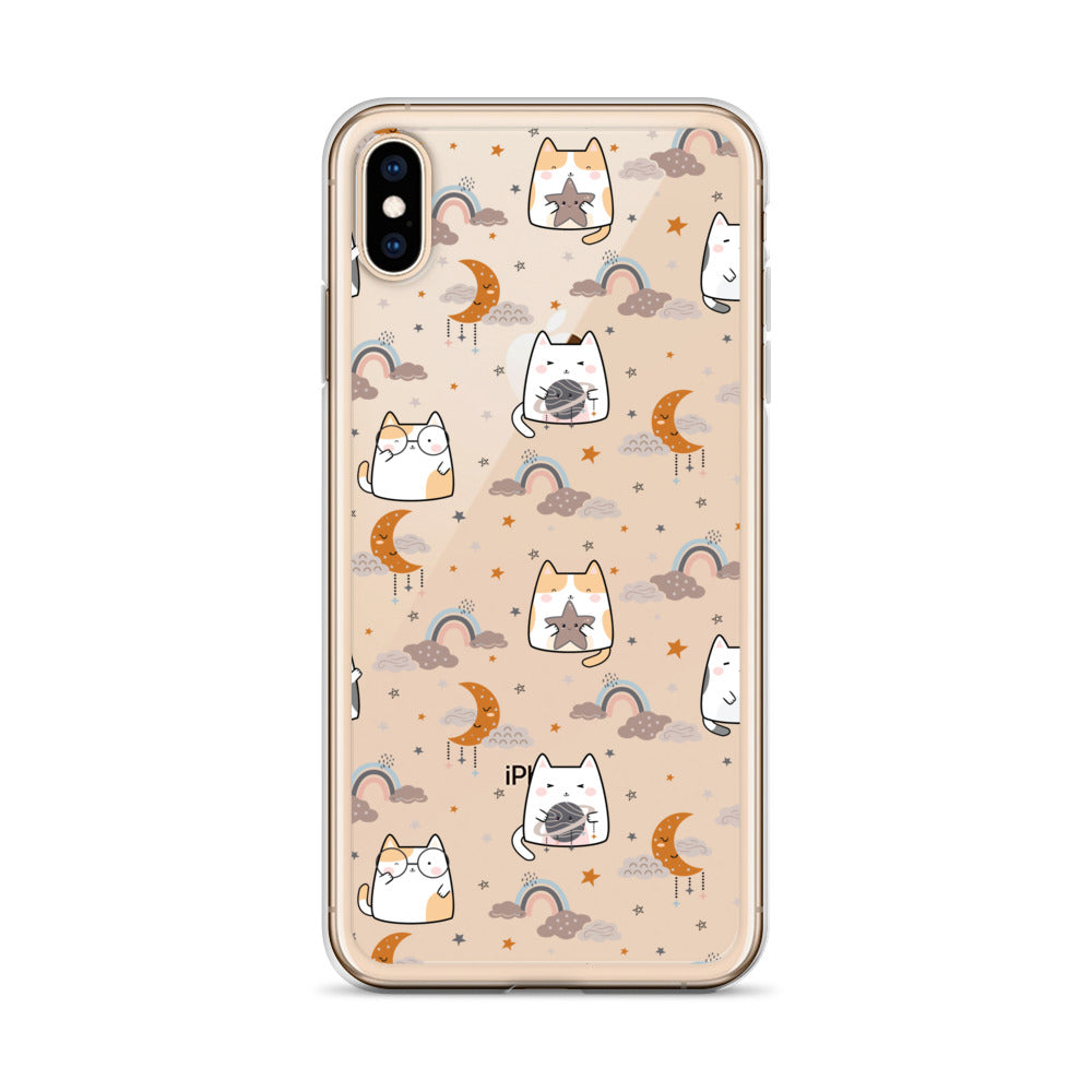 Cute Cats Pattern For Cat Lover iPhone Case - HypeSheriff