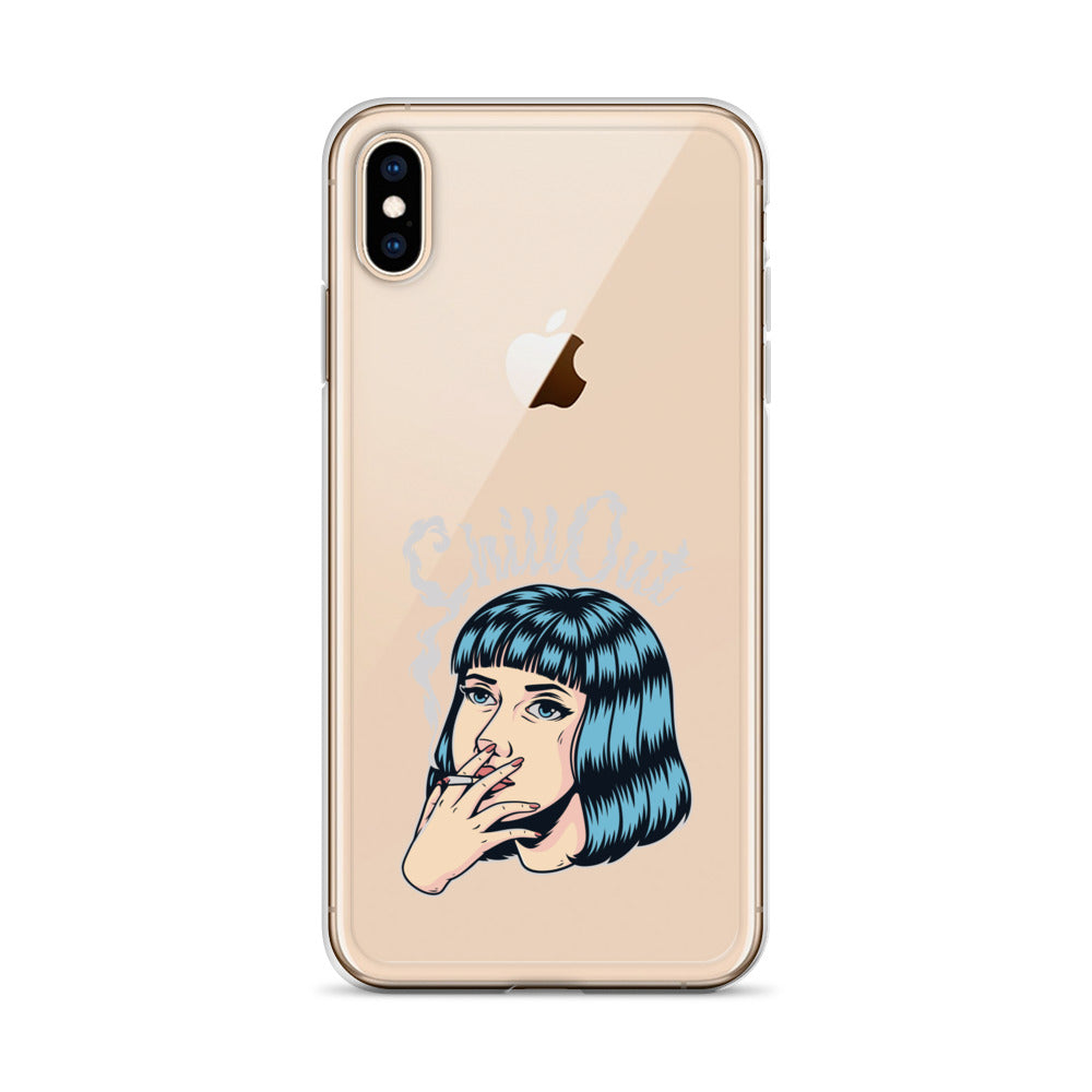 Chill Out, Pulp Fiction Clear iPhone Case - HypeSheriff