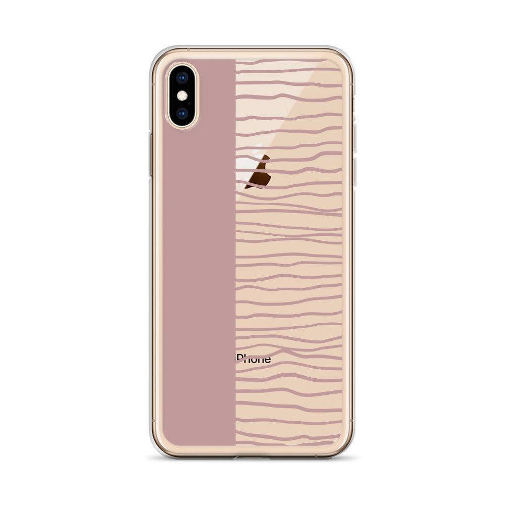 Modern Abstract Clear iPhone Case - HypeSheriff