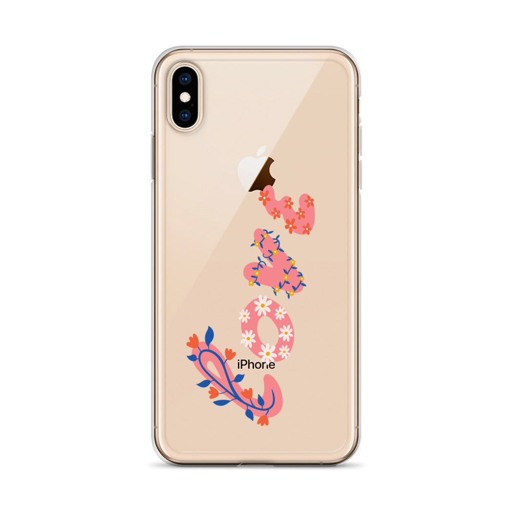 Feminine Love Clear iPhone Case - HypeSheriff