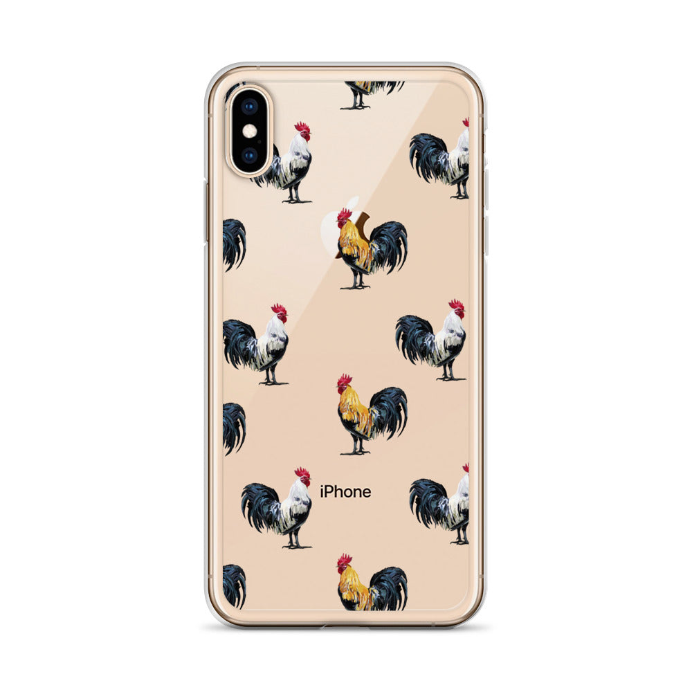 Farm Animal Rooster Pattern iPhone Case - HypeSheriff