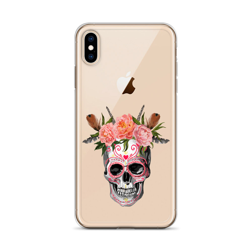 Frida Skull Mexican Art iPhone Case - HypeSheriff