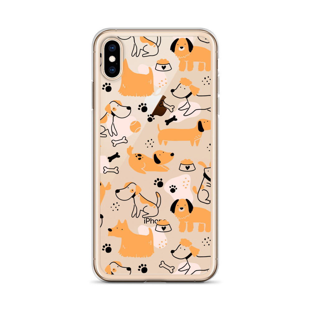 Funny Cute Dogs Pattern iPhone Case - HypeSheriff