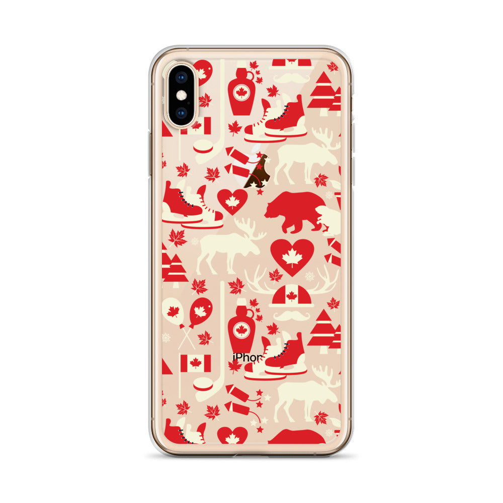 Canada Travel Clear iPhone Case - HypeSheriff
