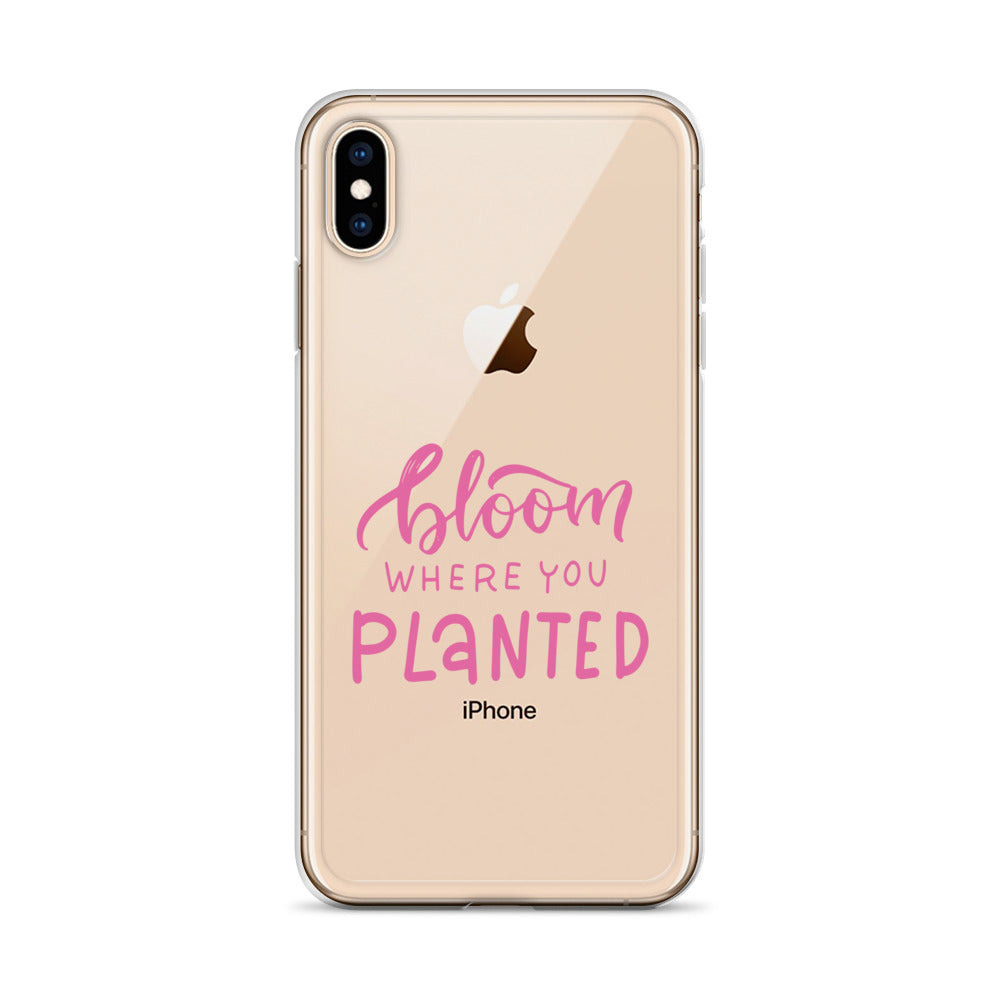 Bloom Where You Planted iPhone Case - HypeSheriff