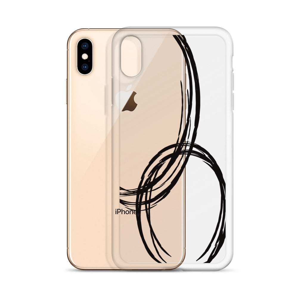 Black Circles iPhone Case - HypeSheriff