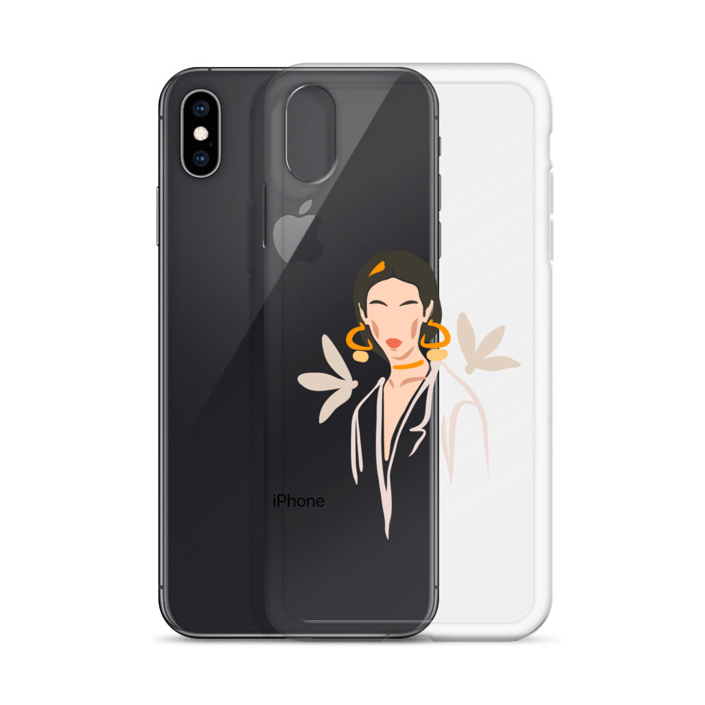Bohemian Chic Woman iPhone Case - HypeSheriff
