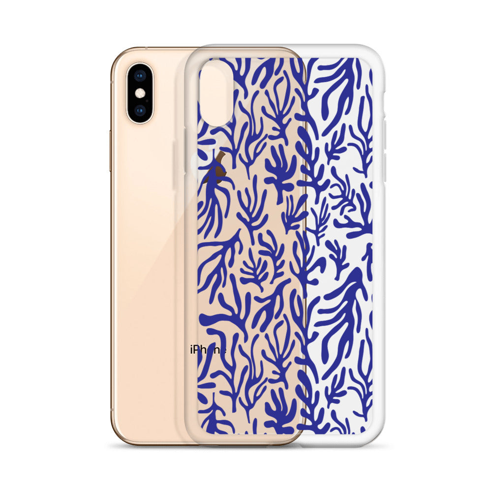 Blue Botanical iPhone Case - HypeSheriff
