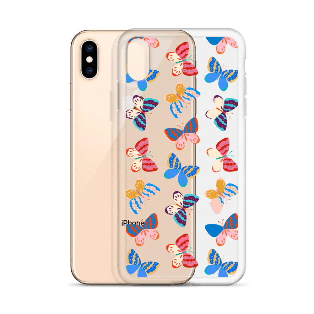 Colorful Butterflies iPhone Case - HypeSheriff