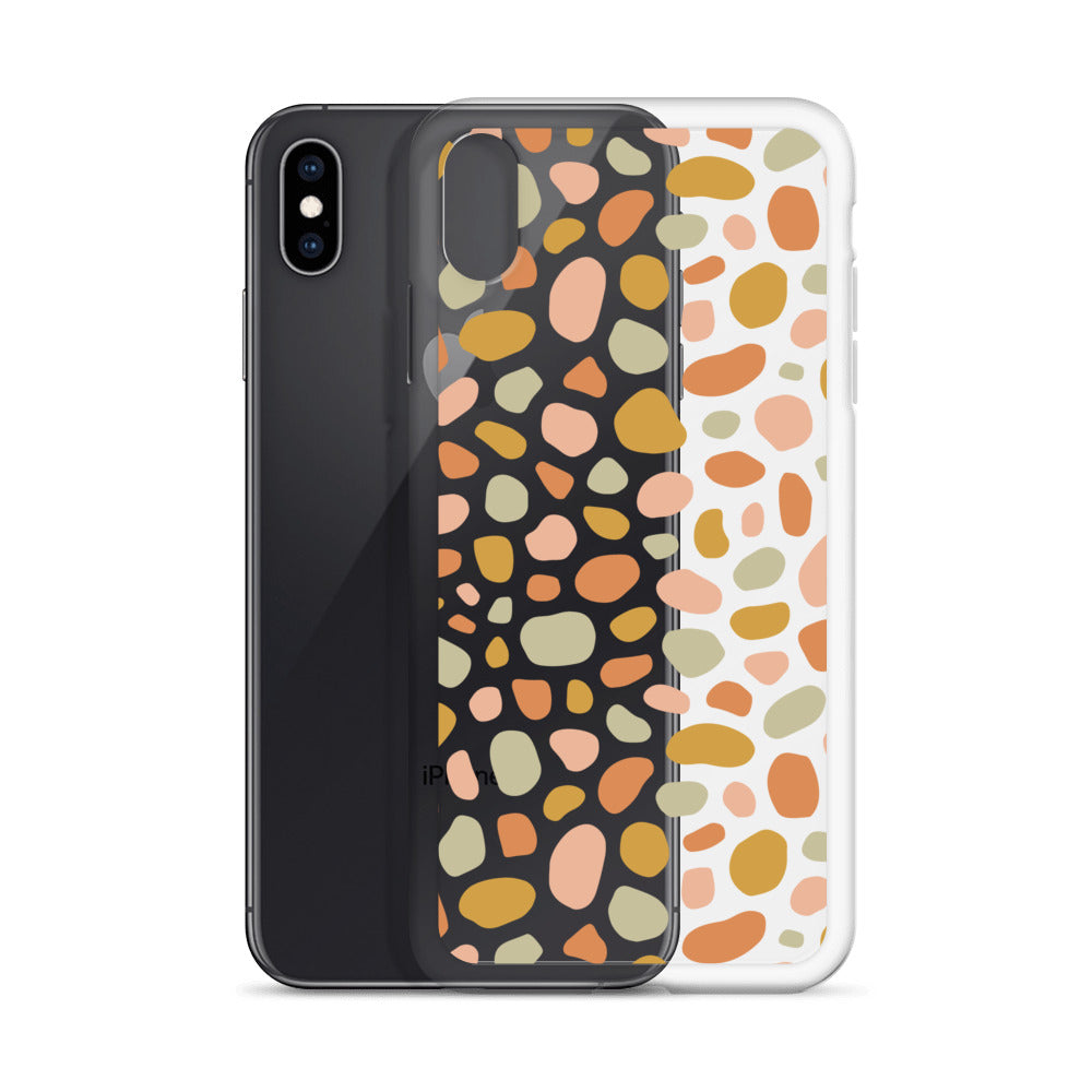 Pastel Abstract Shapes iPhone Case - HypeSheriff