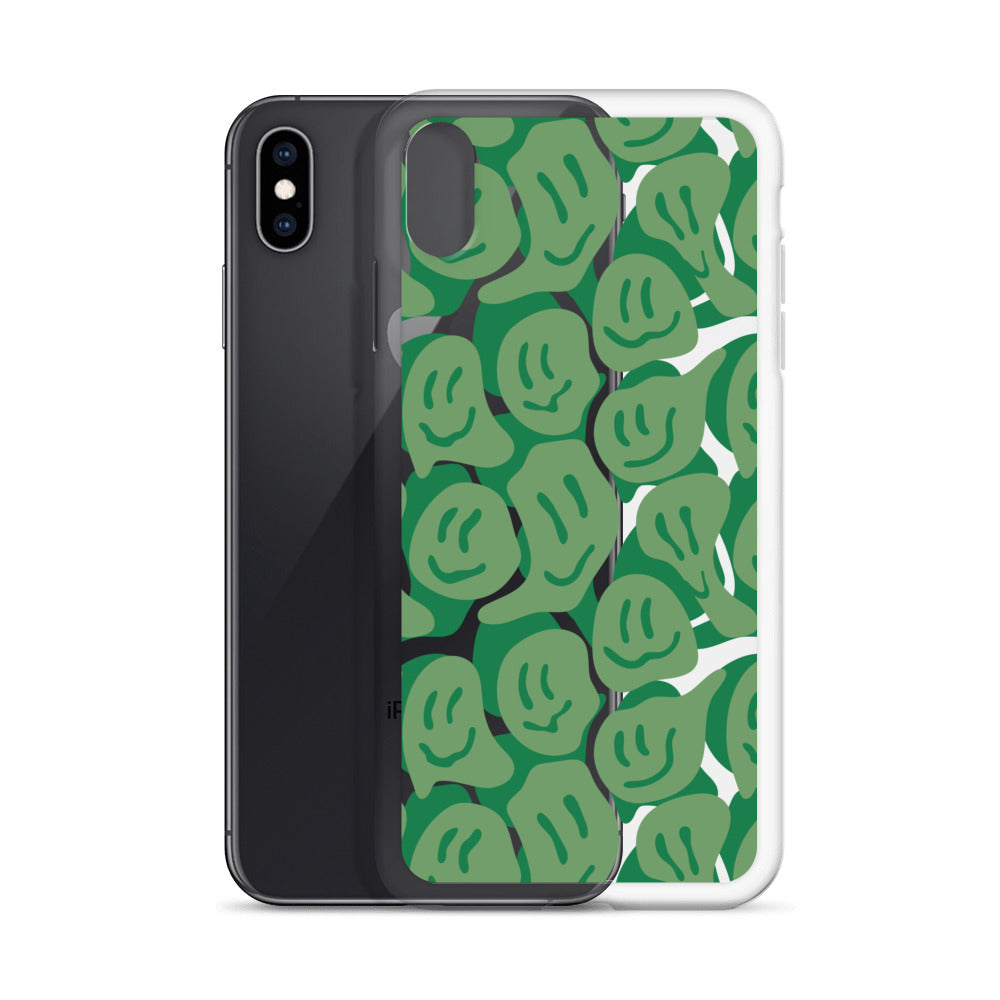 Liquify Money Green iPhone Clear Case - HypeSheriff
