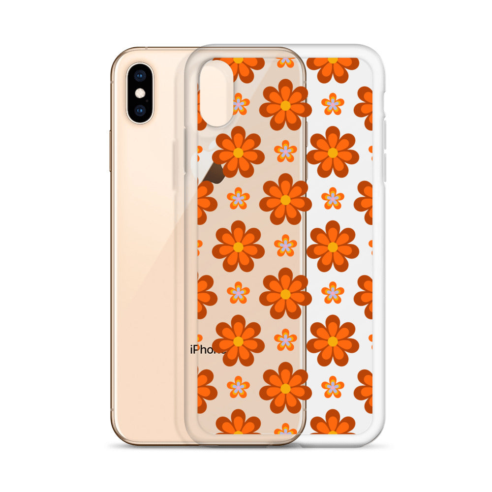 Retro 60s Floral iPhone Case - HypeSheriff