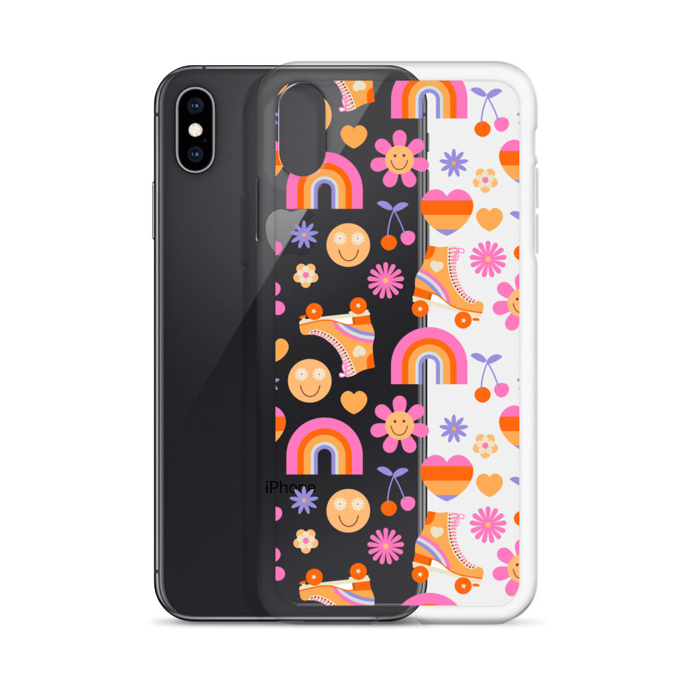 60s Retro Rainbow iPhone Case - HypeSheriff
