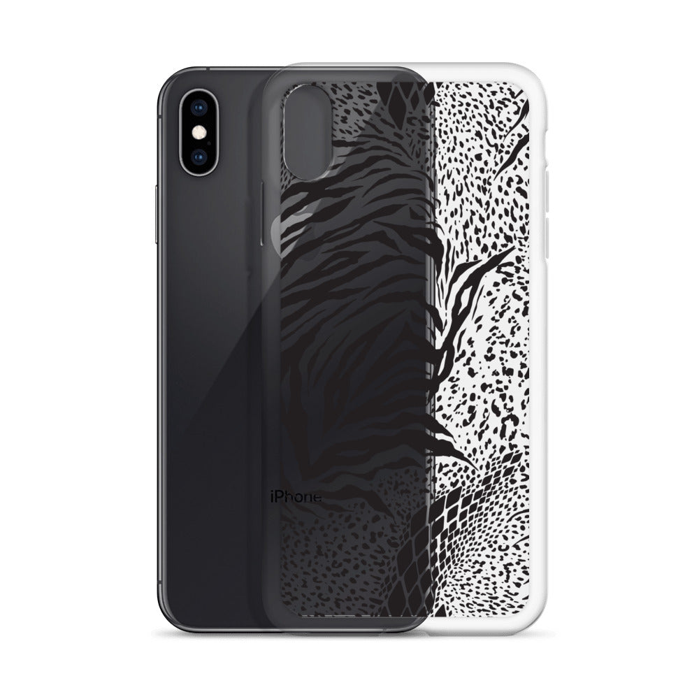 Animal Pattern iPhone Clear Case - HypeSheriff