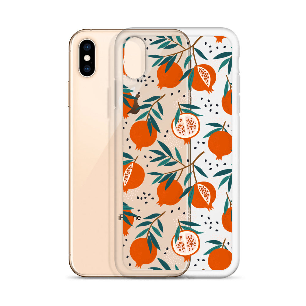Pomegranate Fruit Vegan iPhone Case - HypeSheriff
