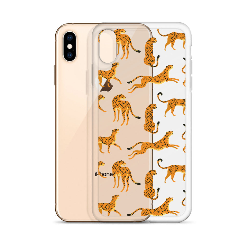 Jungle Cheetah Leopards Pattern iPhone Case - HypeSheriff