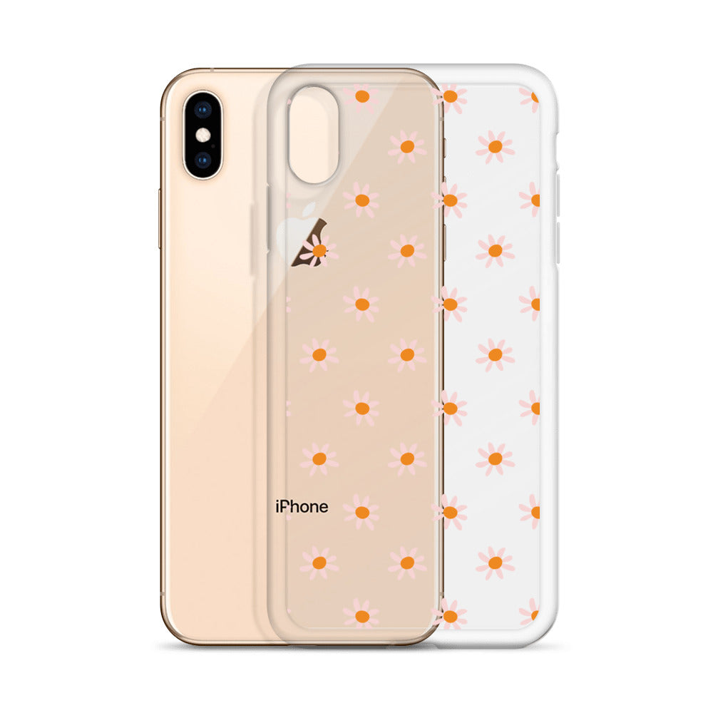Retro Tiny Daisies Pattern iPhone Case - HypeSheriff