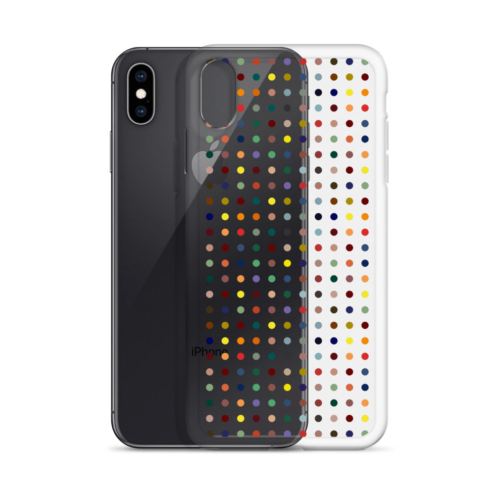 Tiny Colorful Retro Dots iPhone Case - HypeSheriff