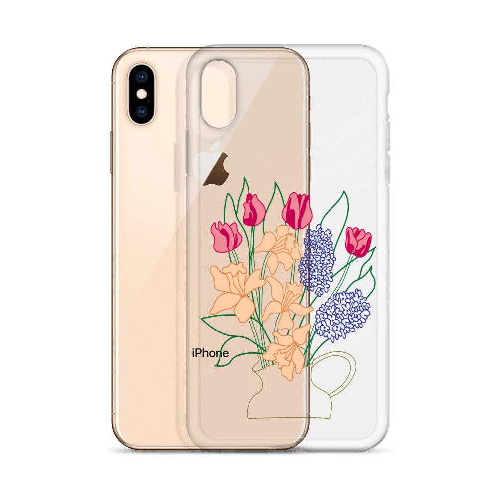 Vintage Flower Bouquet iPhone Case - HypeSheriff