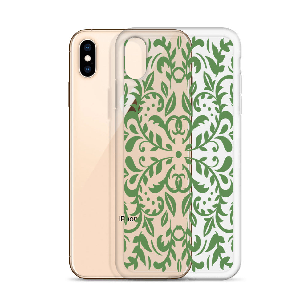 Green Vintage Botanical iPhone Case - HypeSheriff