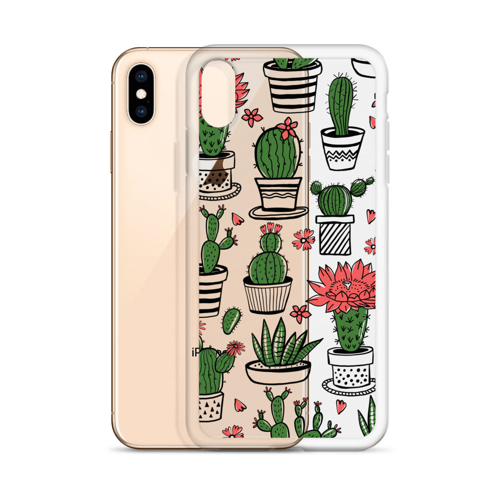 Plant Lady Clear iPhone Case - HypeSheriff