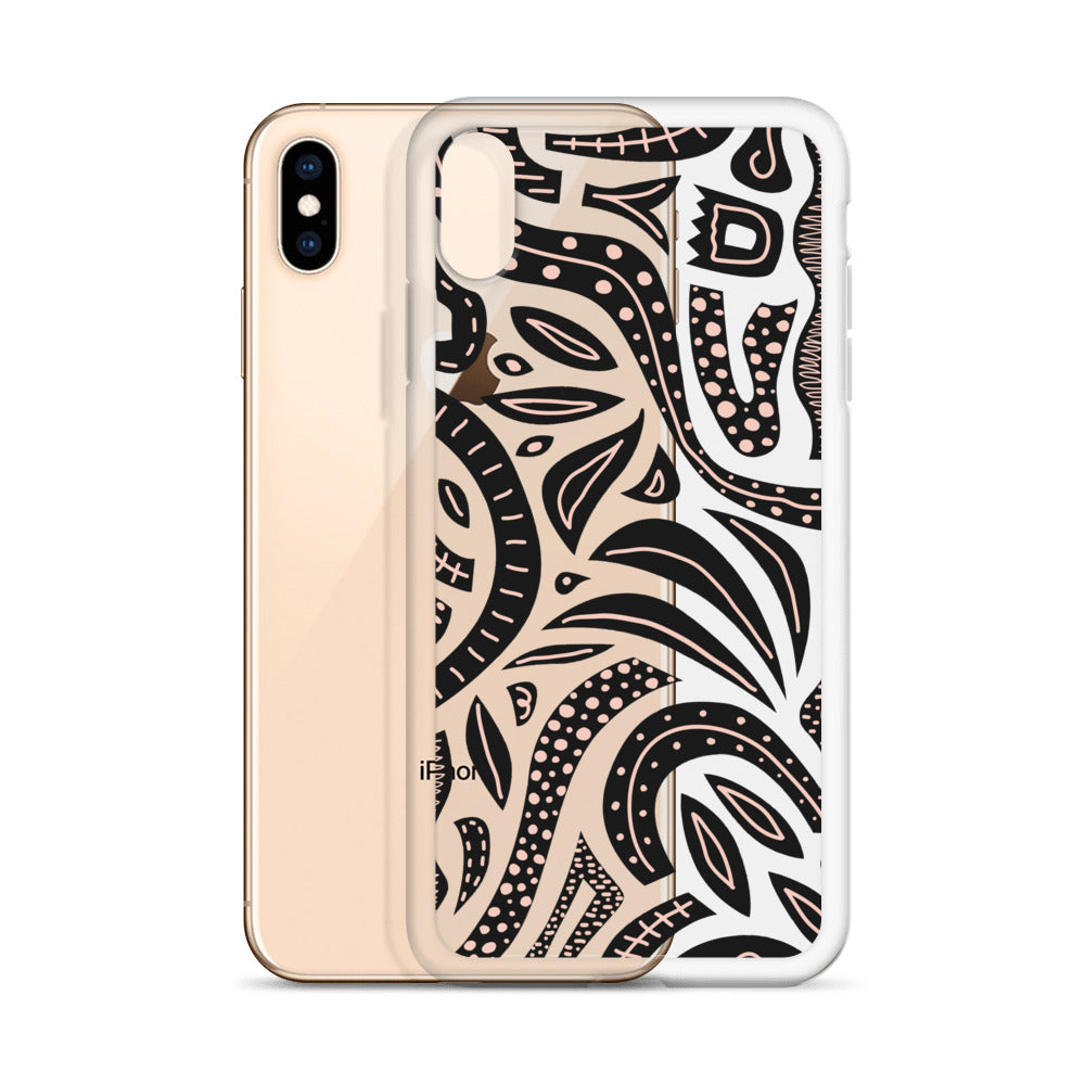 Abstract Etno Shapes iPhone Case - HypeSheriff