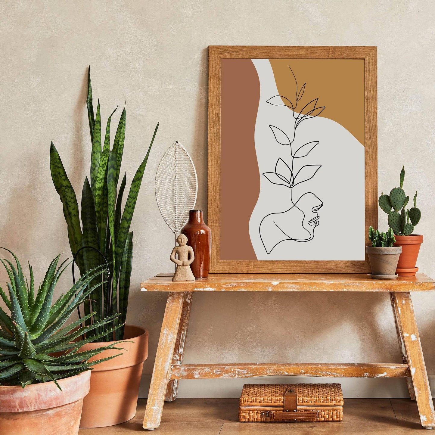 Minimalist Line Art Drawing Print - HypeSheriff