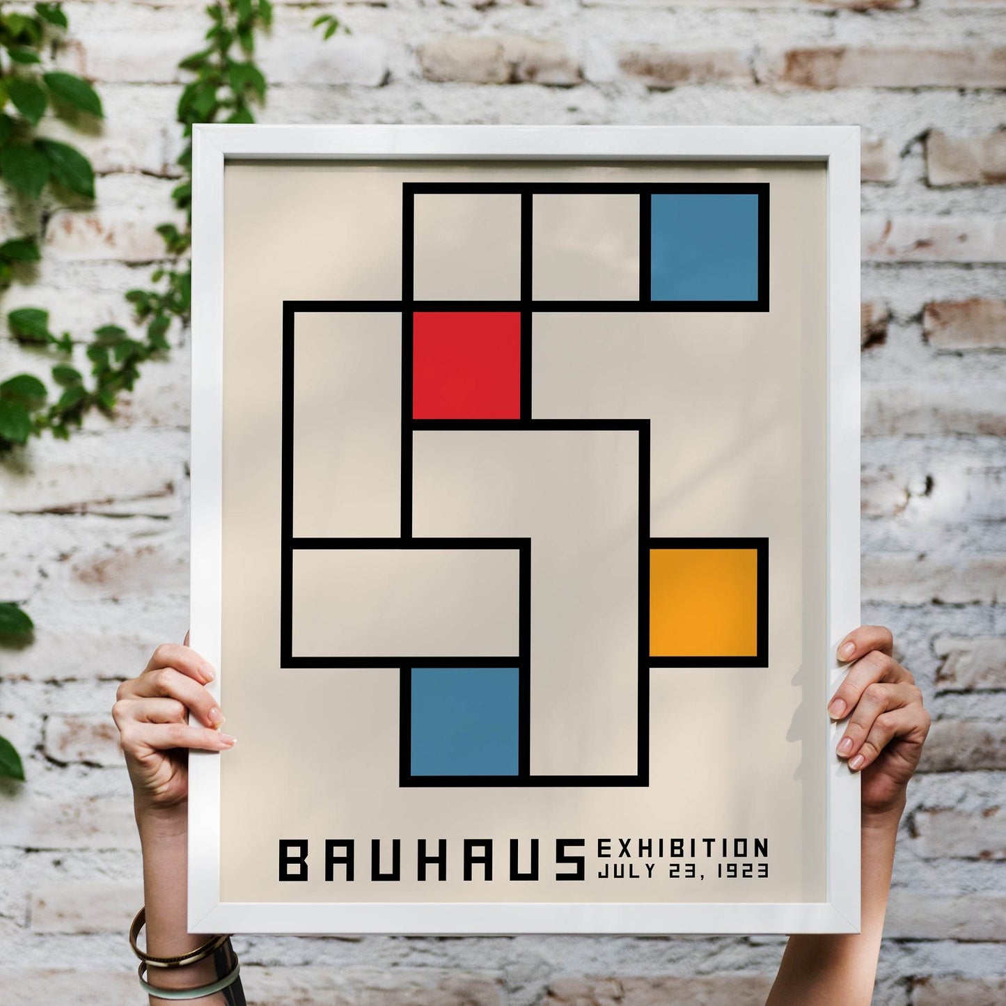 Geometric Bauhaus Poster - HypeSheriff