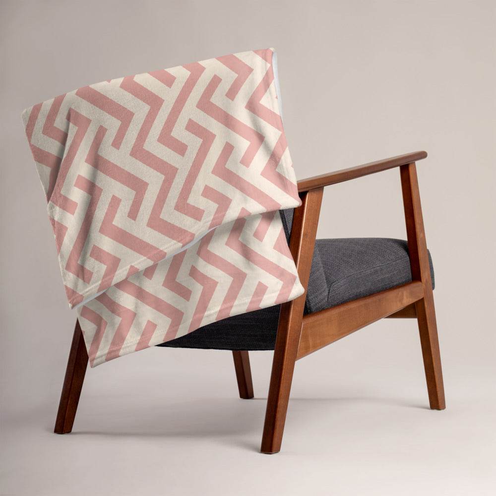 Throw Blanket with Mid Century Art - HypeSheriff