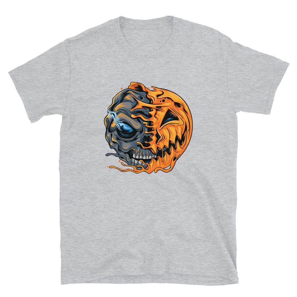 Pumpkin/Lich King Halloween T-Shirt - HypeSheriff