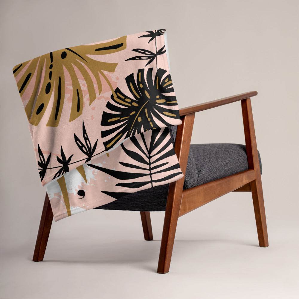 Tropical Throw Blanket - HypeSheriff