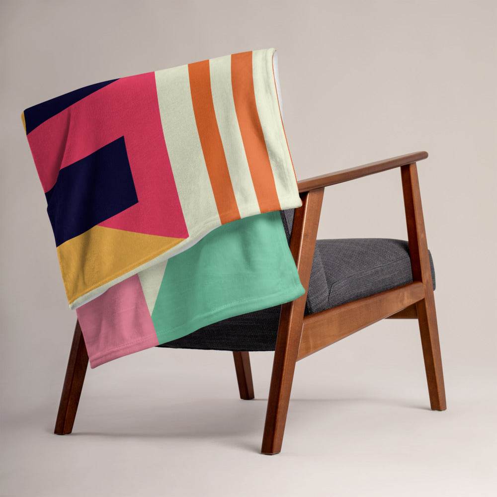 Bauhaus Art Throw Blanket - HypeSheriff