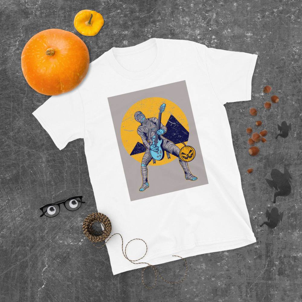 Rock & Roll Mummy Unisex T-Shirt - HypeSheriff