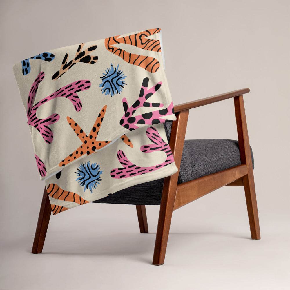 Botanical Throw Blanket - HypeSheriff