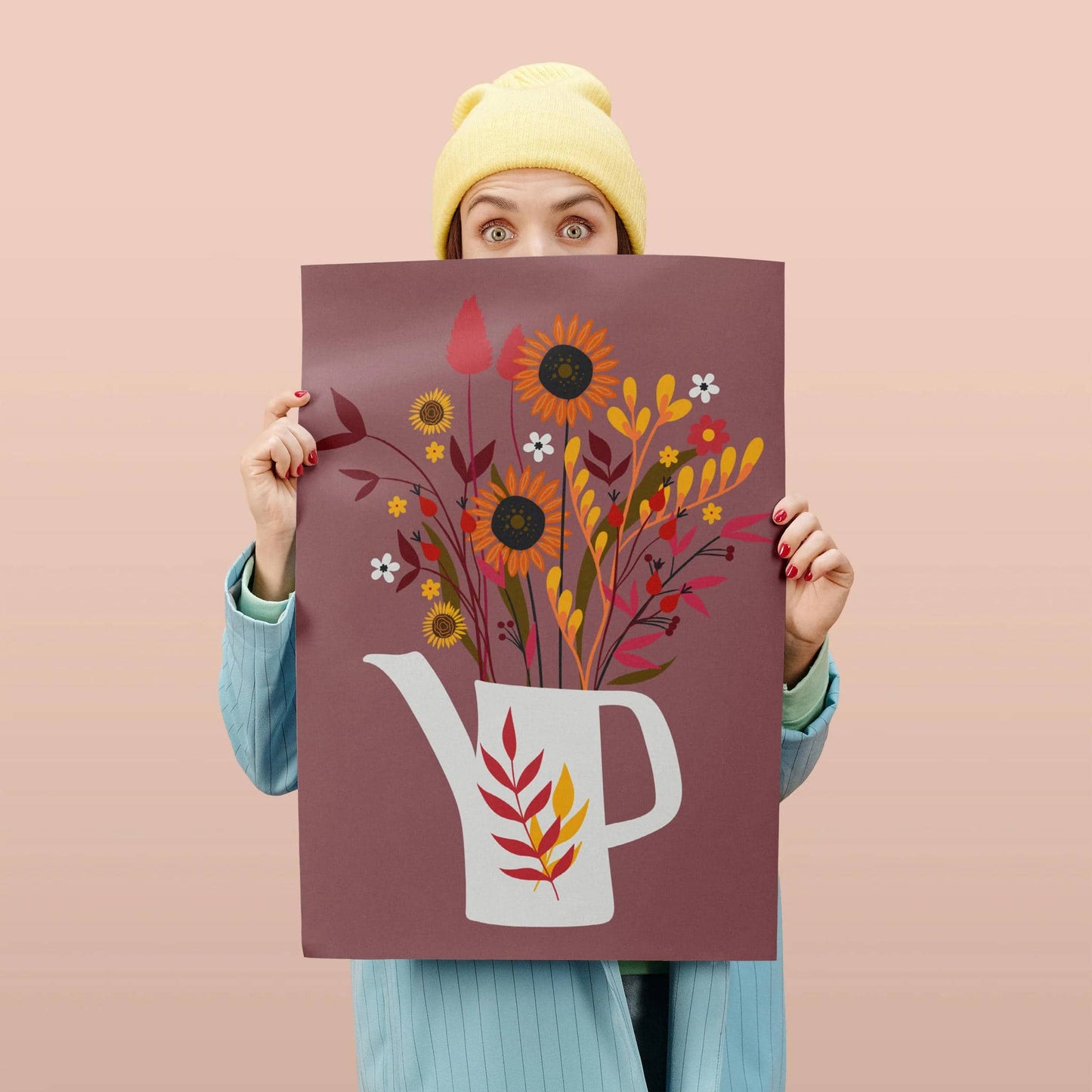 Floral Colorful Art Print - HypeSheriff