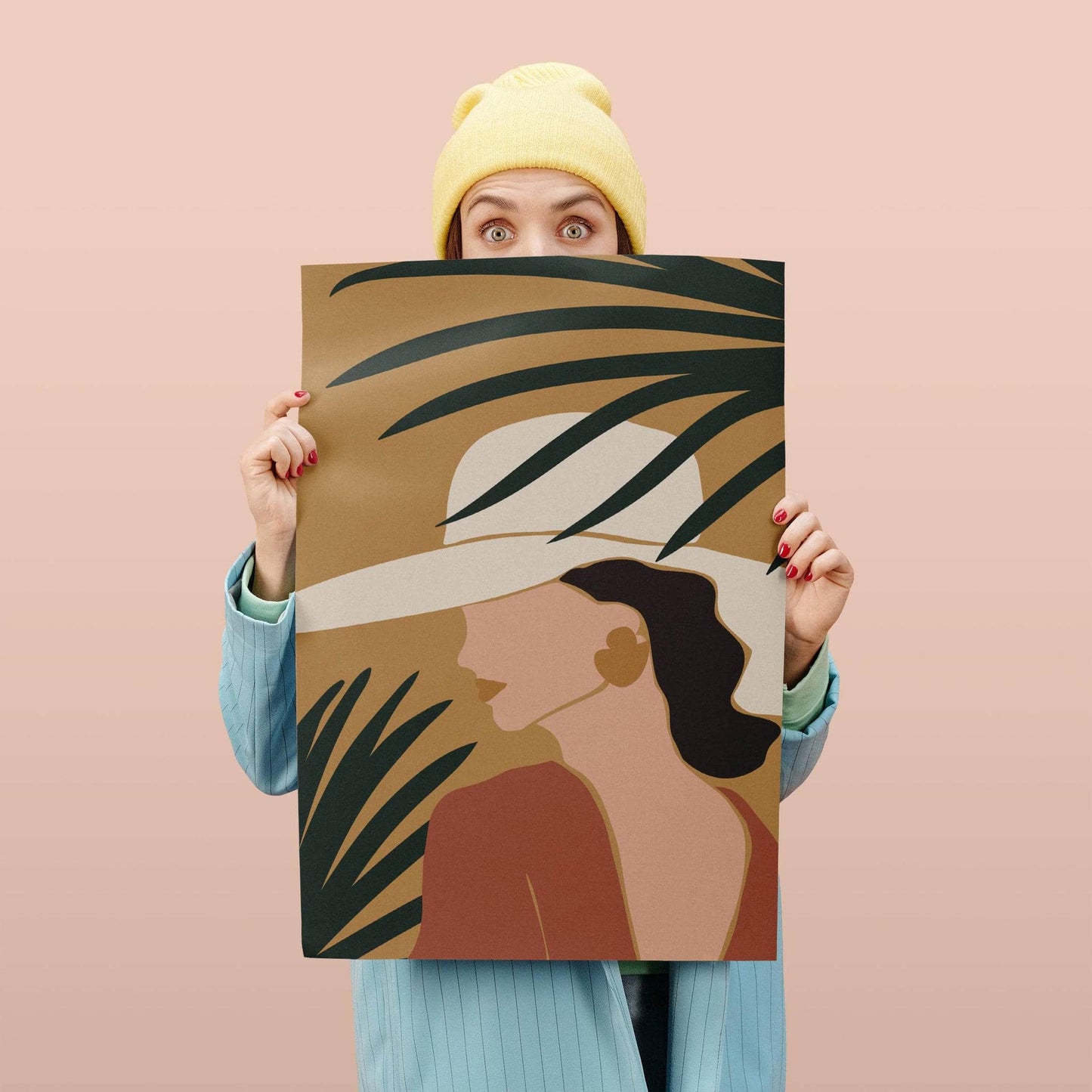 French Plant Lady - Bohemian Poster - HypeSheriff