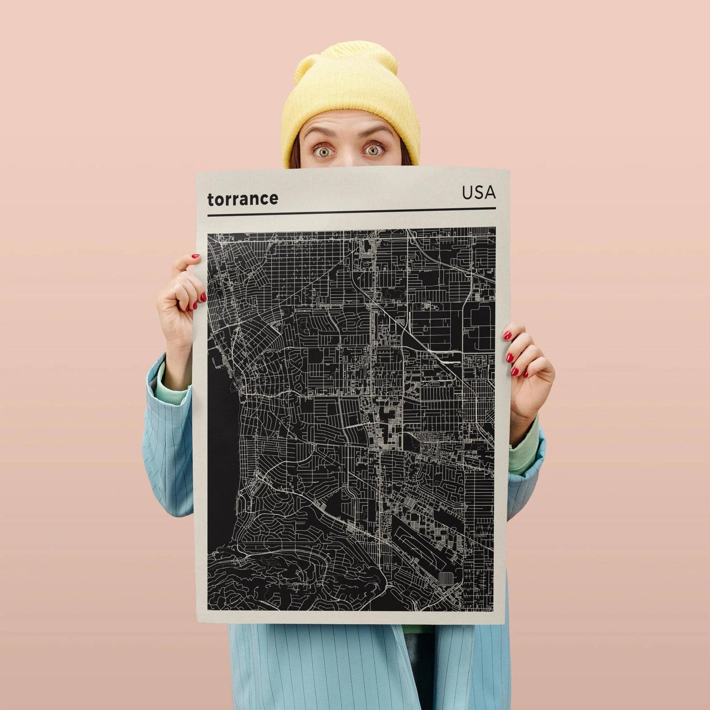 Torrance, USA - City Map Poster - HypeSheriff