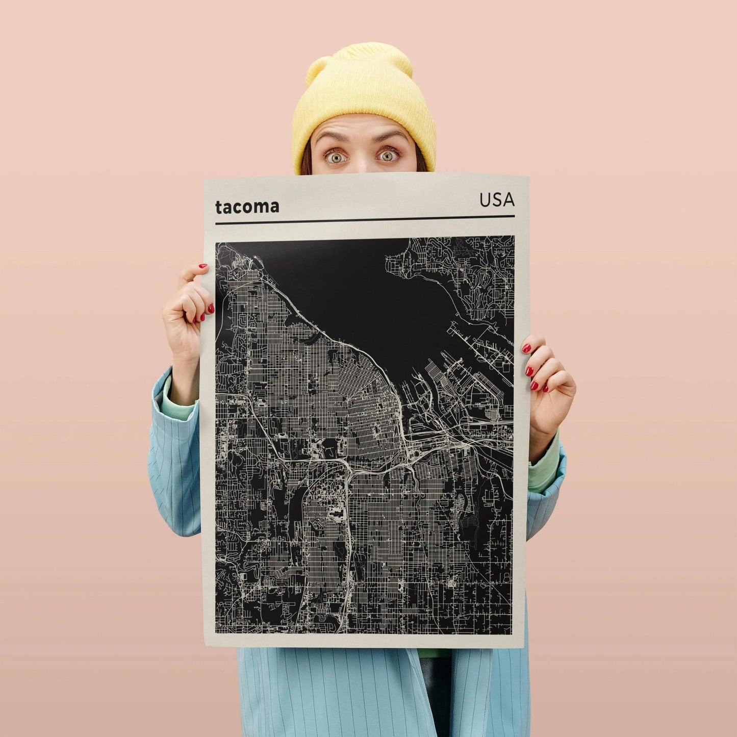 Tacoma - USA | City Map Poster - HypeSheriff