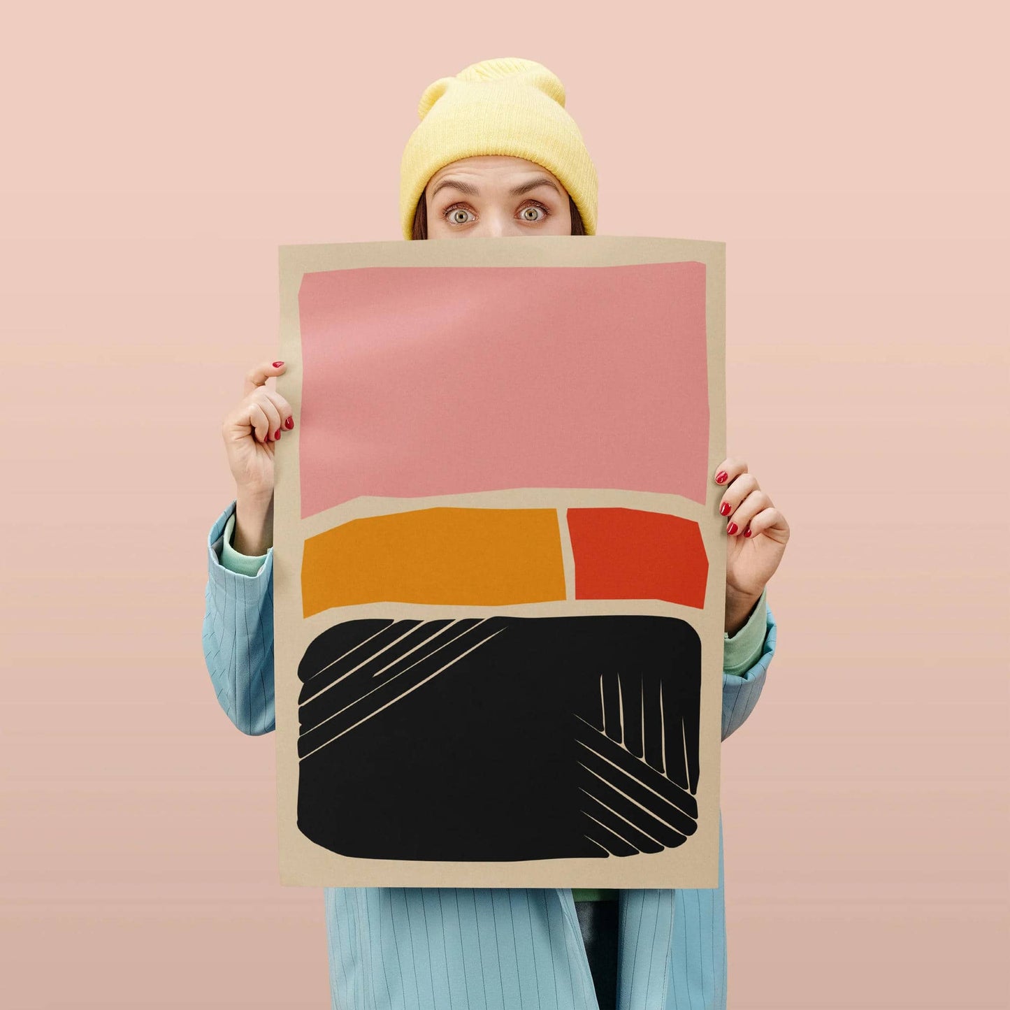 Mid Century Abstract Print - HypeSheriff