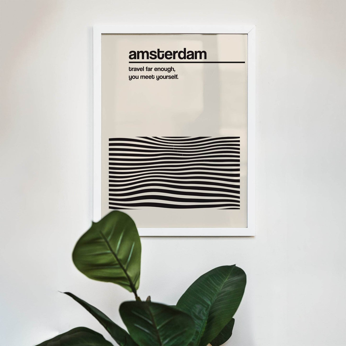 Amsterdam Travel Poster - HypeSheriff