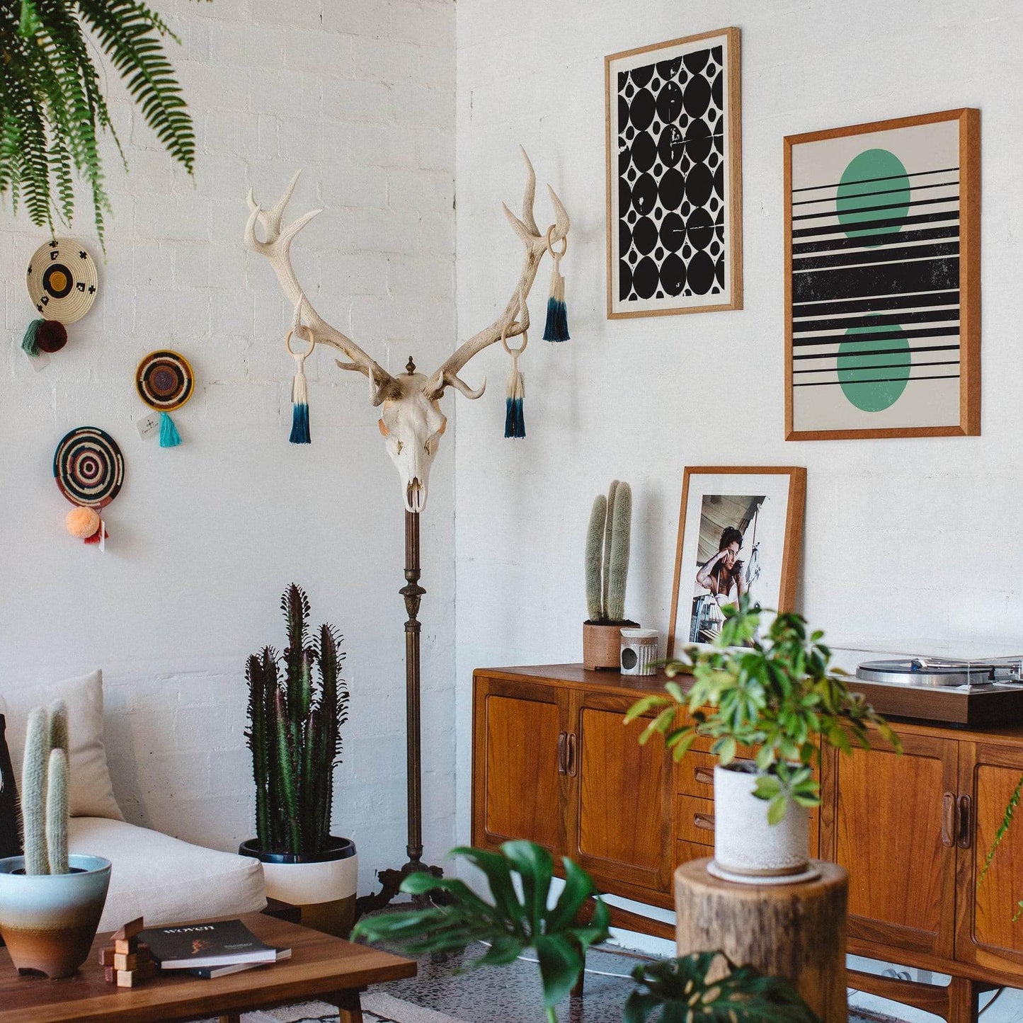 Black and White Abstract Retro Print - HypeSheriff