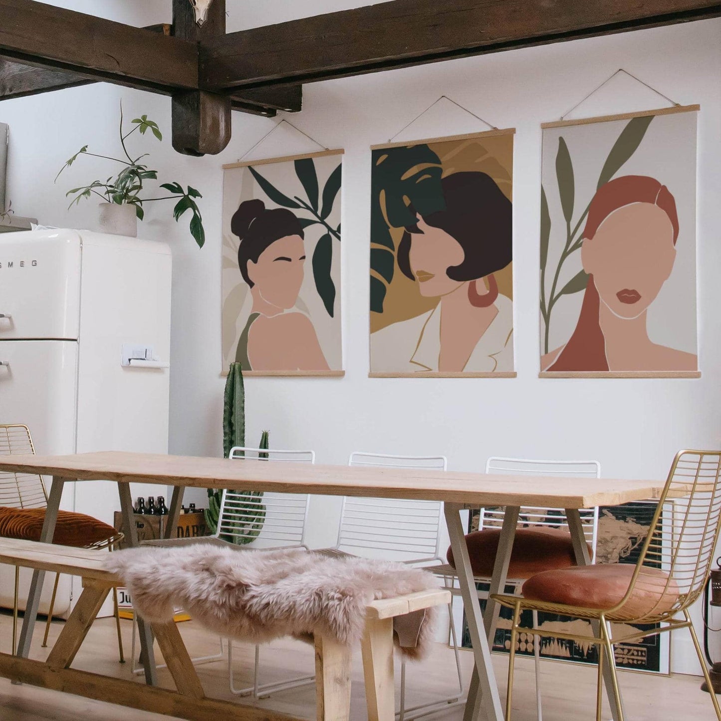 Set of 3 Bohemian Illustrations - HypeSheriff