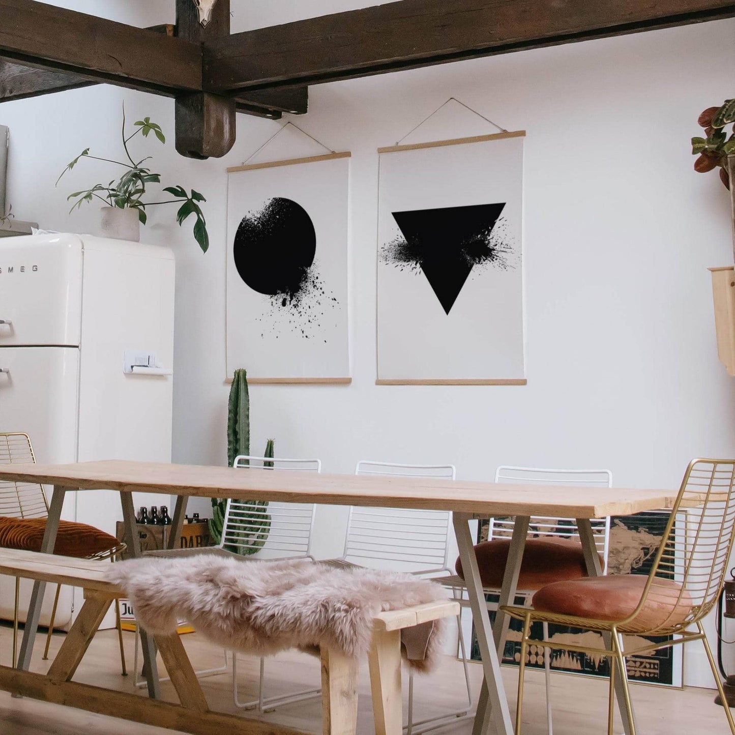 Set of 2 Minimalist Aesthetic Posters - HypeSheriff