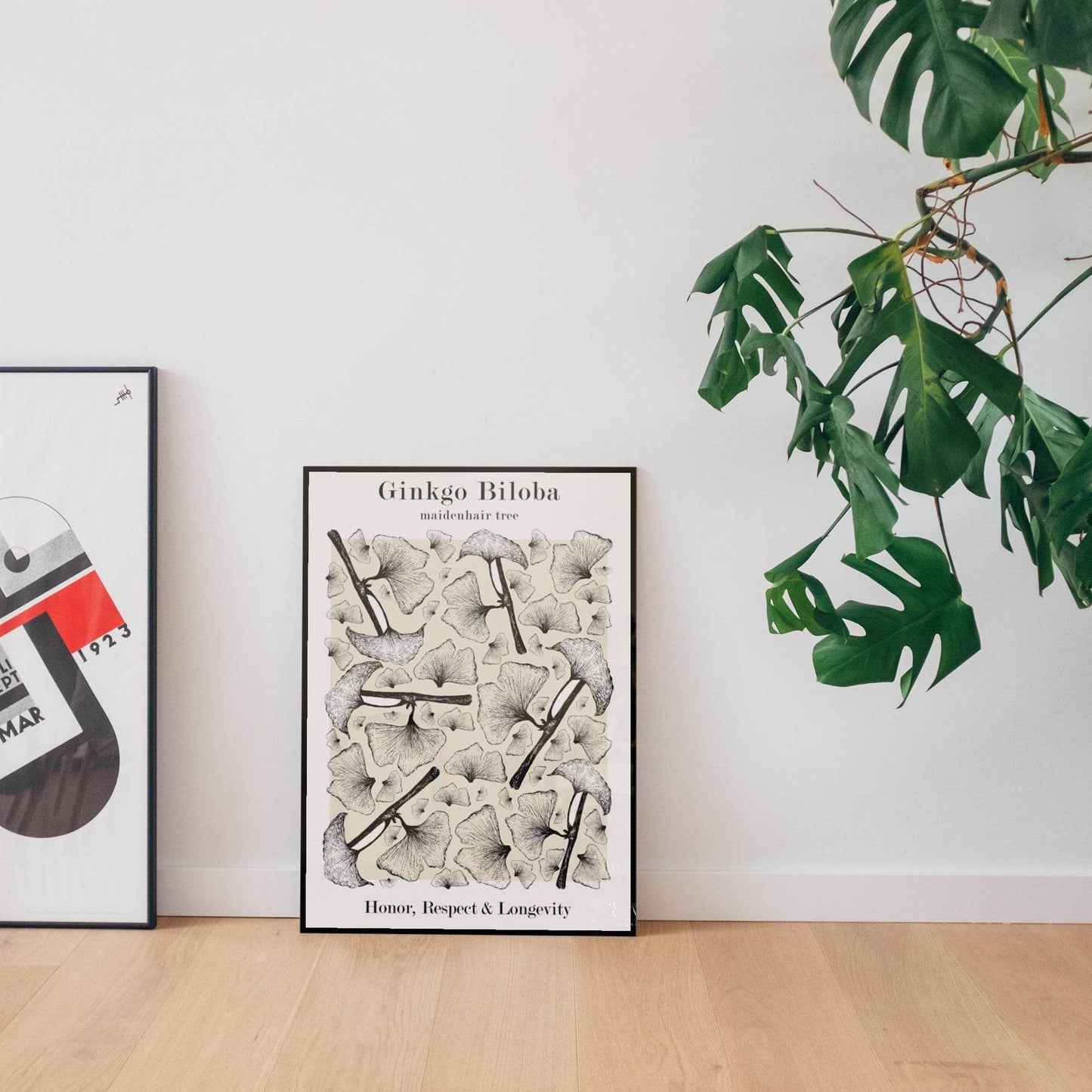 Ginkgo biloba Art Poster - HypeSheriff